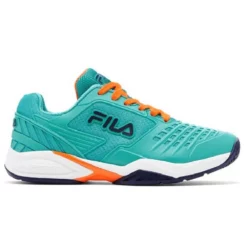 Fila Women’s Axilus 2 Energized Tennis Shoes (Ceramic/Vibrant Orange/Maritime Blue)