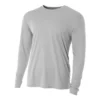 A4 Men’s Performance Long Sleeve Crew (Silver) 1 A4 Men’s Performance Long Sleeve Crew (Silver) -Tecnifibre Shop 6061 fl1 1000 1000