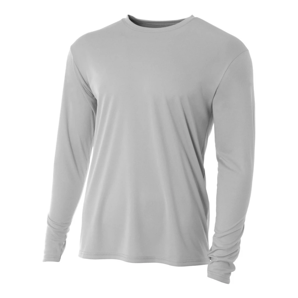 A4 Men’s Performance Long Sleeve Crew (Silver) 3 A4 Men’s Performance Long Sleeve Crew (Silver)