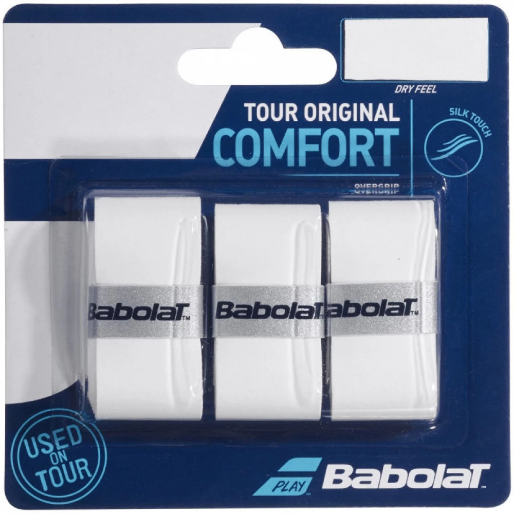 Babolat Tour Original White Tennis Racquet Overgrip 3 Babolat Tour Original White Tennis Racquet Overgrip