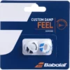 Babolat Custom Damp Feel Vibration Dampener X2 (White/Blue) -Tecnifibre Shop 700040 153 Babolat Custom Damp Feel Vibration Dampener x2 Wht Blu a 1000 1000