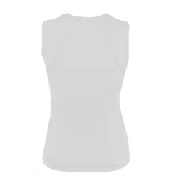 Sofibella Women’s Classic Sleeveless Tennis Top (White) -Tecnifibre Shop 7003 back white 1000 1000
