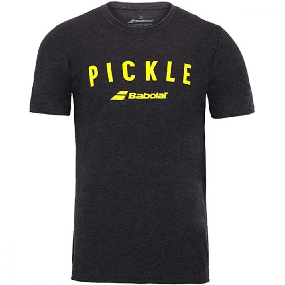Babolat Men’s Pickle Crew Neck T-Shirt (Charcoal)
