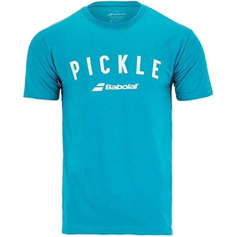 Babolat Men’s Pickle Crew Neck T-Shirt (Teal) 3 Babolat Men’s Pickle Crew Neck T-Shirt (Teal)