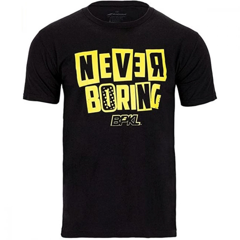 Babolat Men’s Pickle Crew Neck T-Shirt (Never Boring)
