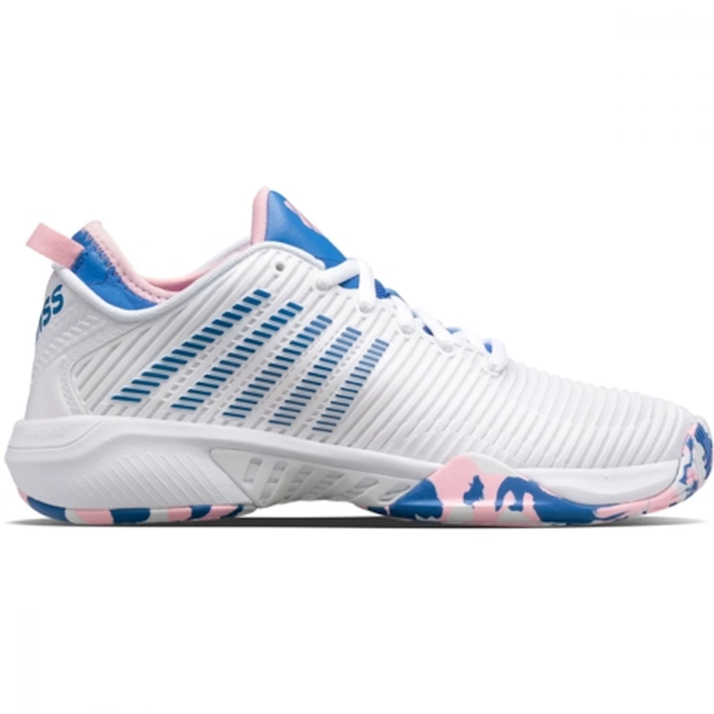 K-Swiss Women’s Hypercourt Supreme Tennis Shoes (White/Star Sapphire/Orchid Pink) 3 K-Swiss Women’s Hypercourt Supreme Tennis Shoes (White/Star Sapphire/Orchid Pink)
