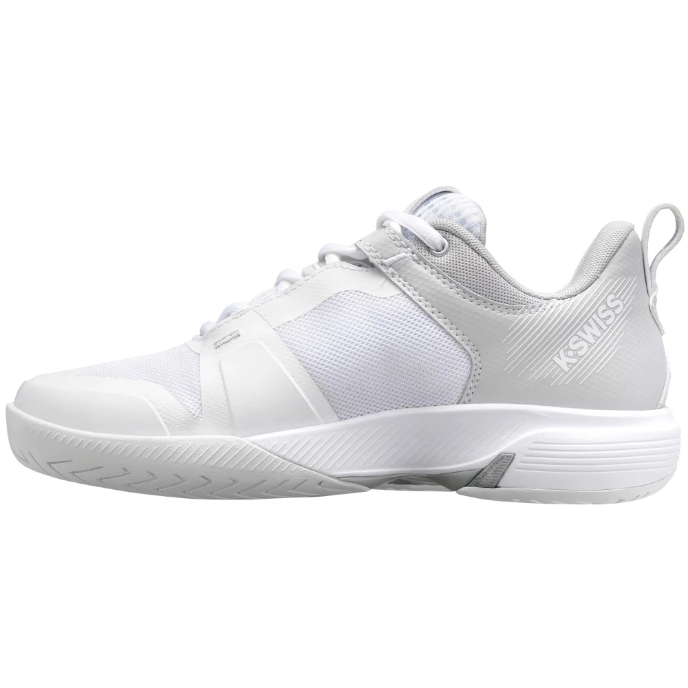 K-Swiss Men’s Ultrashot Team Tennis Shoes (White/Lunarock/Silver) 4 K-Swiss Men’s Ultrashot Team Tennis Shoes (White/Lunarock/Silver) - Image 2