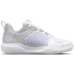 K-Swiss Men’s Ultrashot Team Tennis Shoes (White/Lunarock/Silver)