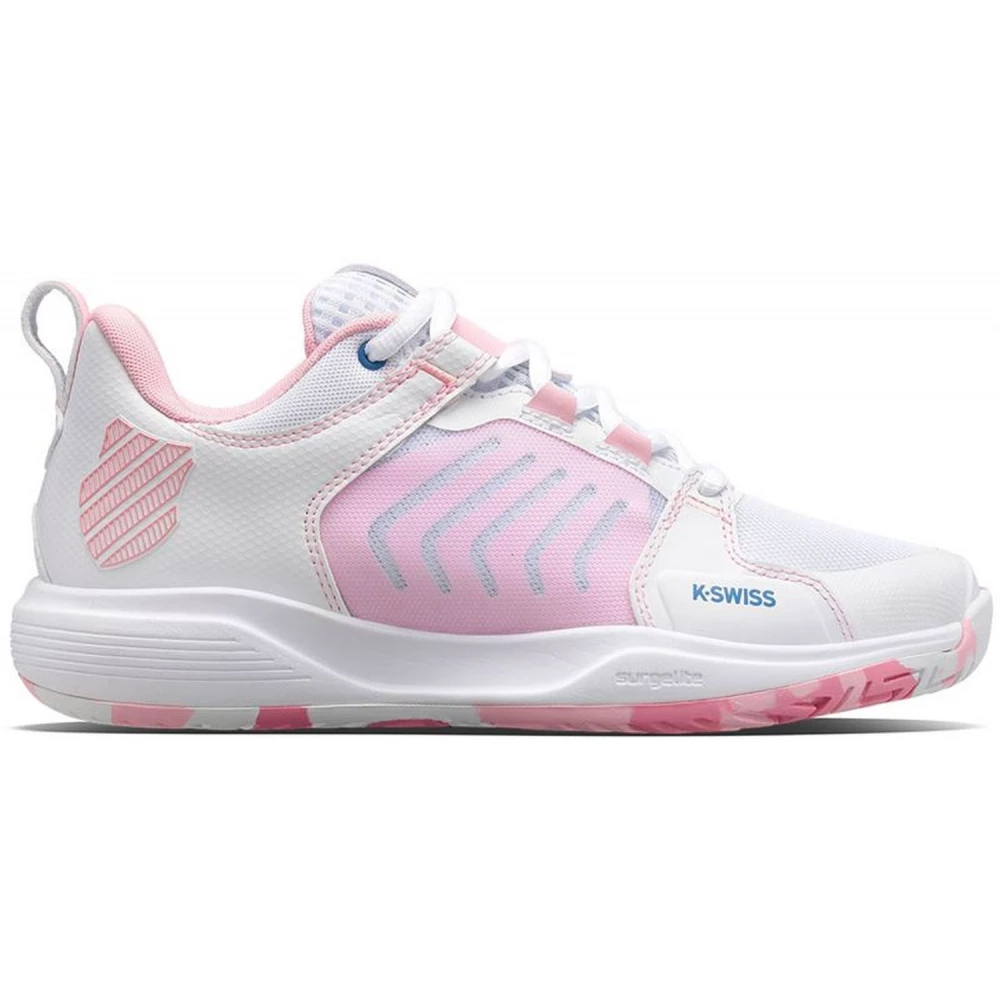 K-Swiss Women’s Ultrashot Team Tennis Shoes (White/Orchid Pink/Star Sapphire) 3 K-Swiss Women’s Ultrashot Team Tennis Shoes (White/Orchid Pink/Star Sapphire)