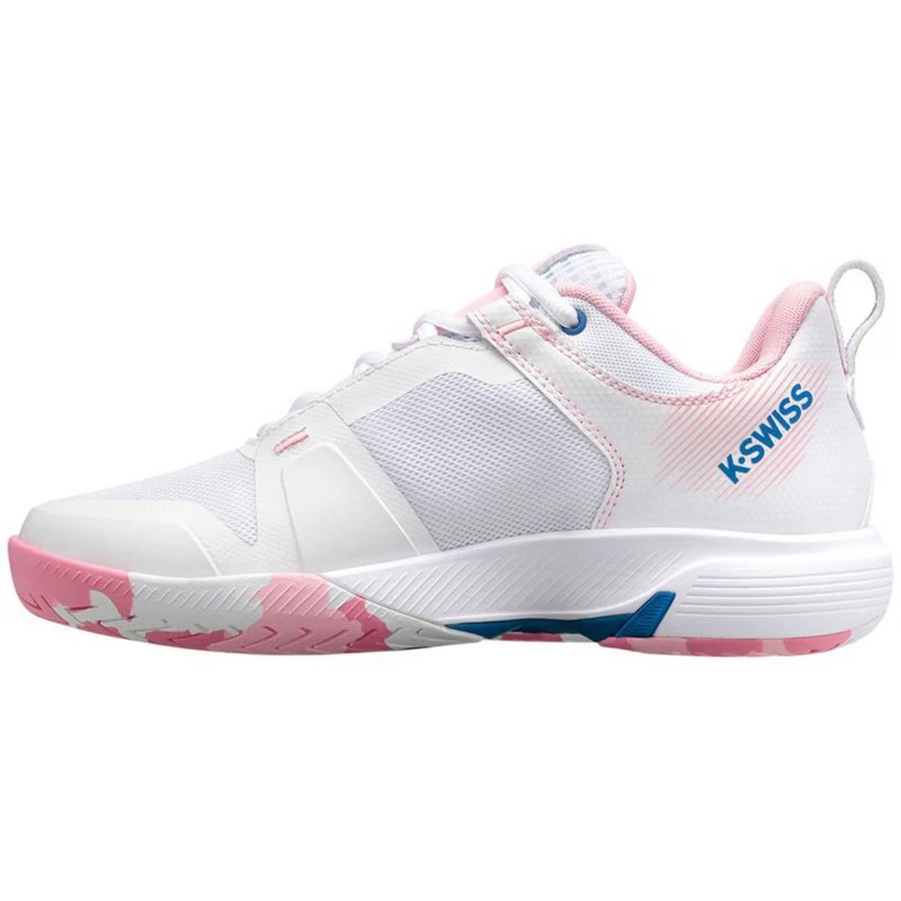 K-Swiss Women’s Ultrashot Team Tennis Shoes (White/Orchid Pink/Star Sapphire) 4 K-Swiss Women’s Ultrashot Team Tennis Shoes (White/Orchid Pink/Star Sapphire) - Image 2