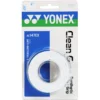 Yonex Clean Grap Tennis Racquet Overgrip 3-Pack (White/Sky Blue) -Tecnifibre Shop AC147WSB Yonex Clean Grap 3 Pack White Sky Blue 1000 1000