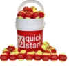 QuickStart 36 Red Felt Tennis Training Balls With Slogans 1 QuickStart 36 Red Felt Tennis Training Balls With Slogans -Tecnifibre Shop BQ3624 QuickStart 36 Red Felt Balls with Slogans 1000 1000