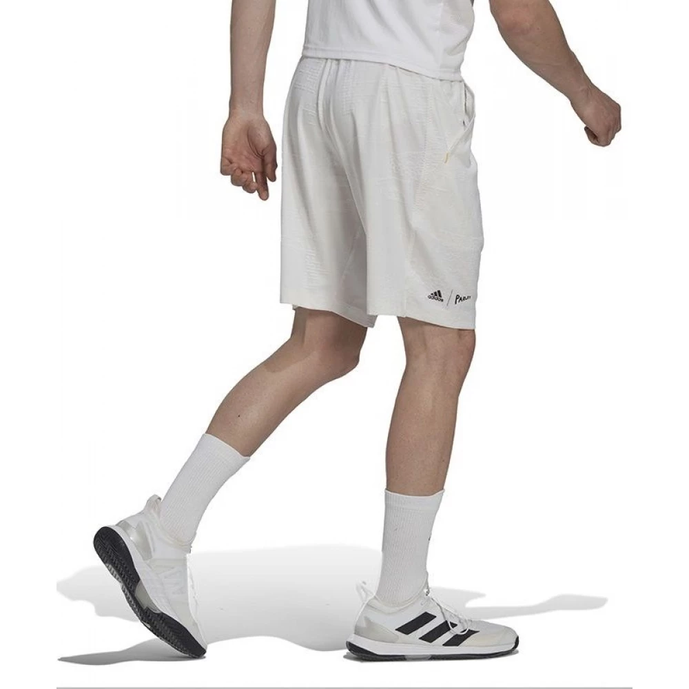 Adidas Men’s London Knit Ergo Tennis Shorts 9 Inch (White) 5 Adidas Men’s London Knit Ergo Tennis Shorts 9 Inch (White) - Image 3