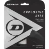 Dunlop Explosive Bite Black 17g Tennis String (Set) -Tecnifibre Shop EBS17 BLK Dunlop Explosive Bite Black 17g Tennis String Set a 1000 1000