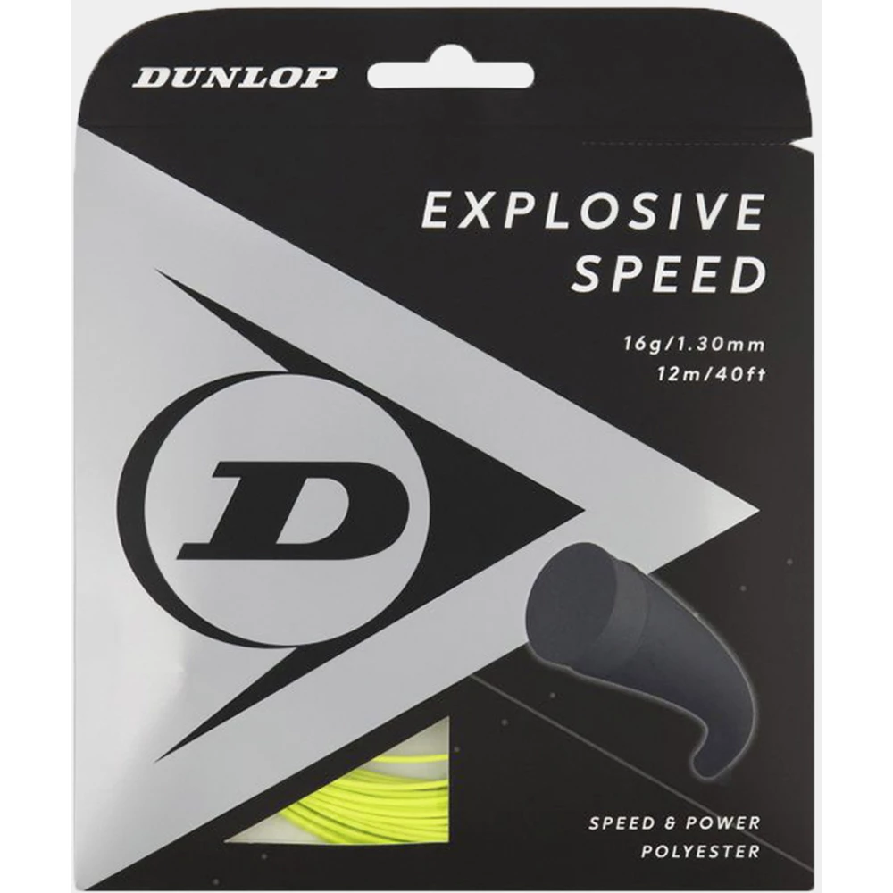 Dunlop Explosive Speed Yellow 16g Tennis String (Set) 3 Dunlop Explosive Speed Yellow 16g Tennis String (Set)