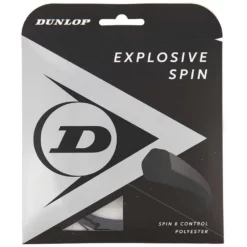 Dunlop Explosive Spin Black 16g Tennis String (Set)