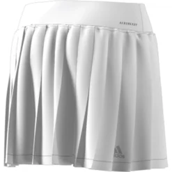 Adidas Women’s Club Tennis Pleatskirt (White/Grey) -Tecnifibre Shop GL5469 adidas Womens Club Tennis Pleatskirt White Grey b 1000 1000