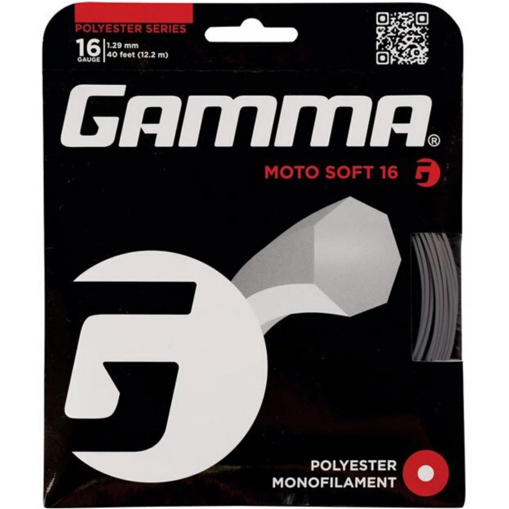 Gamma Moto Soft 16g Tennis String (Set) 3 Gamma Moto Soft 16g Tennis String (Set)