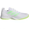 Adidas Men’s CourtFlash Tennis Shoes (White/Beam Green/Solar Green) -Tecnifibre Shop GY4007 adidas mens courtflash tennis shoes white beam green solar green right 1000 1000