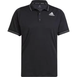 Adidas Men’s Freelift Primeblue Tennis Polo (Black)