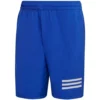 Adidas Men’s Club 9 Inch 3 Stripe Tennis Shorts (Bold Blue/White) -Tecnifibre Shop H34712 adidas Mens Club 9 inch 3 Stripe Tennis Shorts Bold Blue White 1000 1000