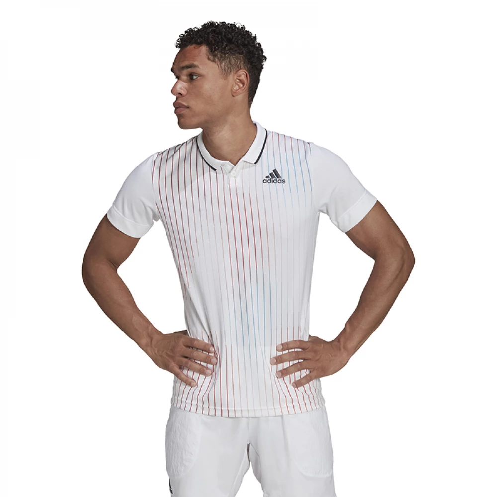 Adidas Men’s Melbourne Tennis Polo (White) 4 Adidas Men’s Melbourne Tennis Polo (White) - Image 2