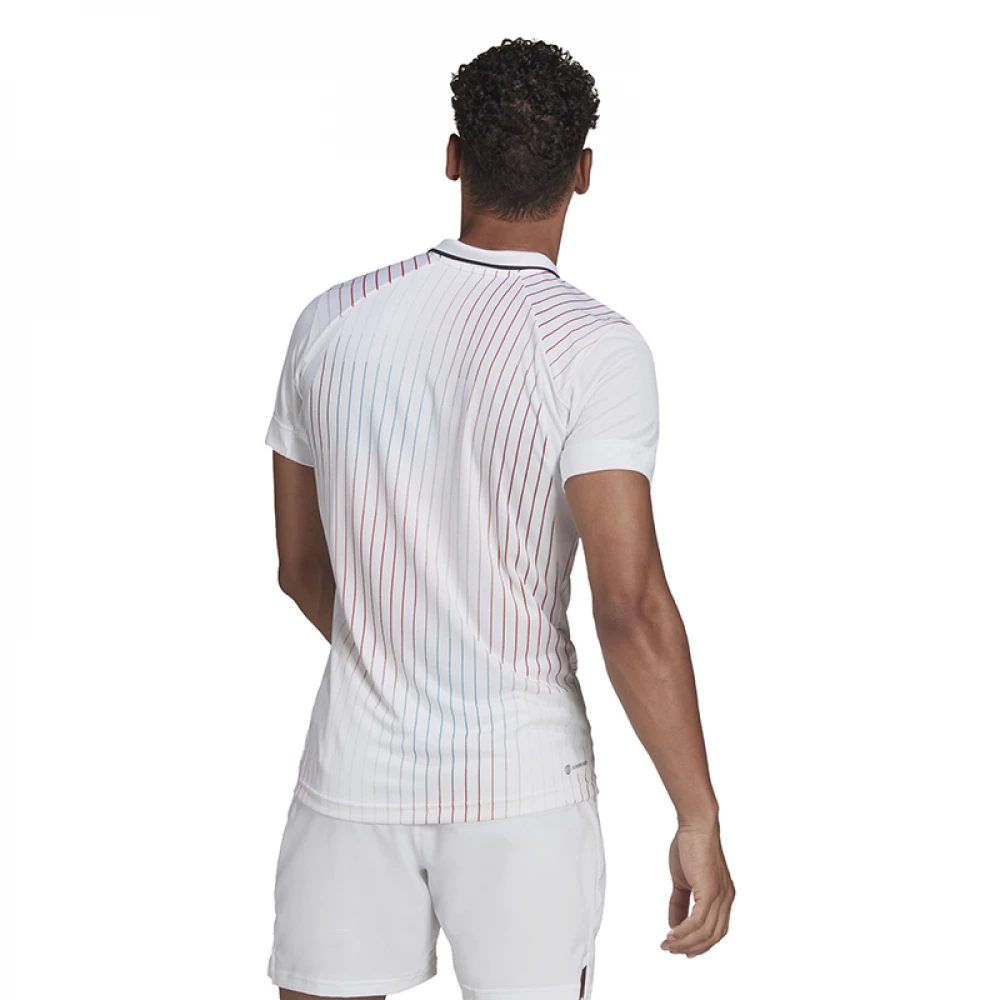 Adidas Men’s Melbourne Tennis Polo (White) 5 Adidas Men’s Melbourne Tennis Polo (White) - Image 3