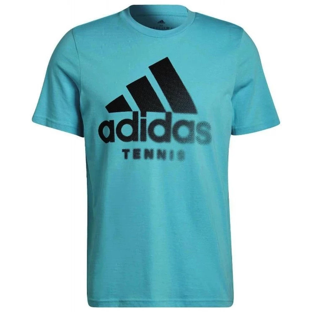 Adidas Men’s Tennis Category Graphic Tee (Aqua)