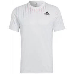 Adidas Men’s Melbourne Freelift Short Sleeve Tennis Tee (White)