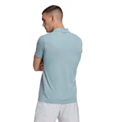 Adidas Men’s Club Tennis Polo (Grey) -Tecnifibre Shop HB8029 Adidas Mens Club Tennis Polo Grey Back 1000 1000