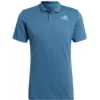 Adidas Men’s Freelift Primeblue Tennis Polo (Blue)