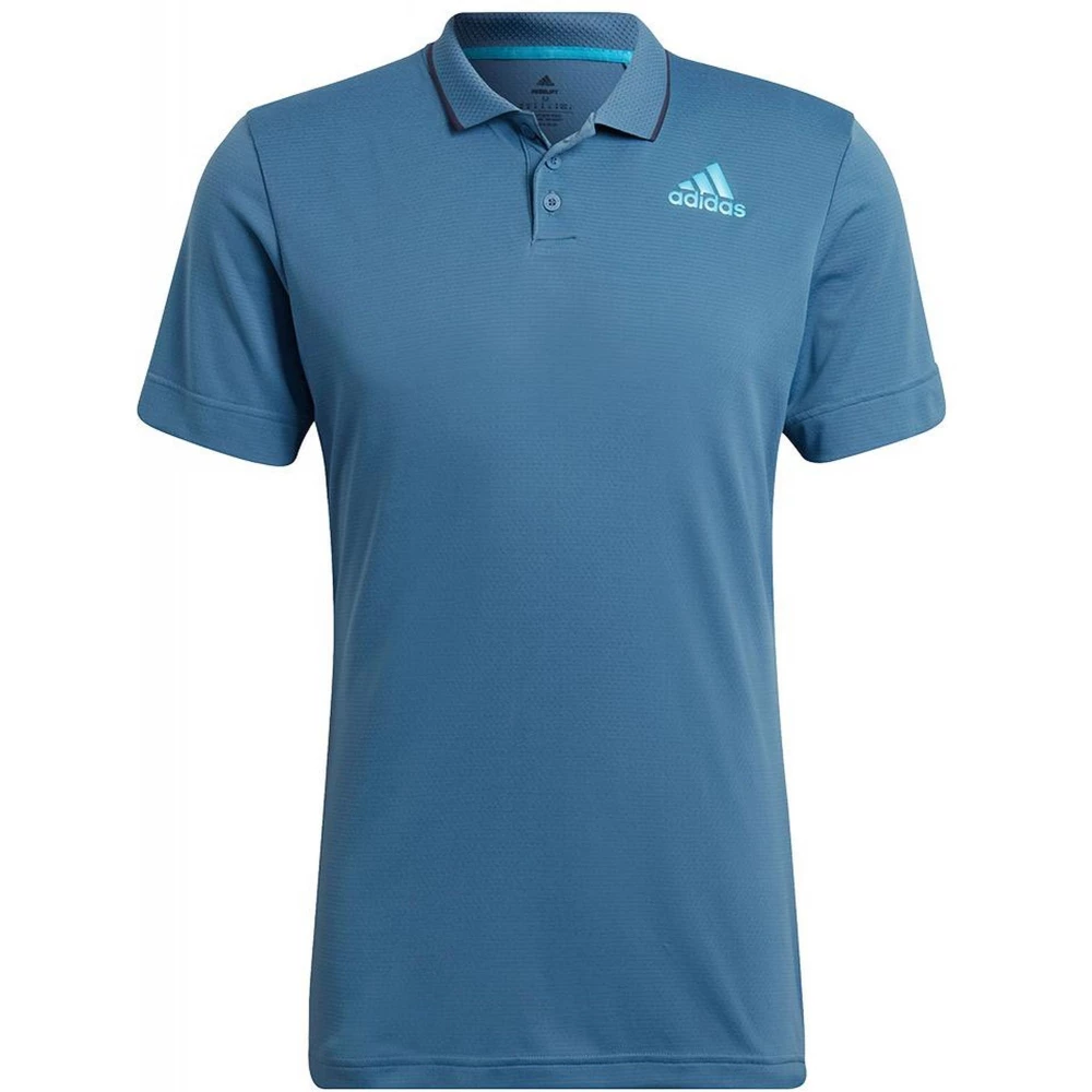 Adidas Men’s Freelift Primeblue Tennis Polo (Blue)