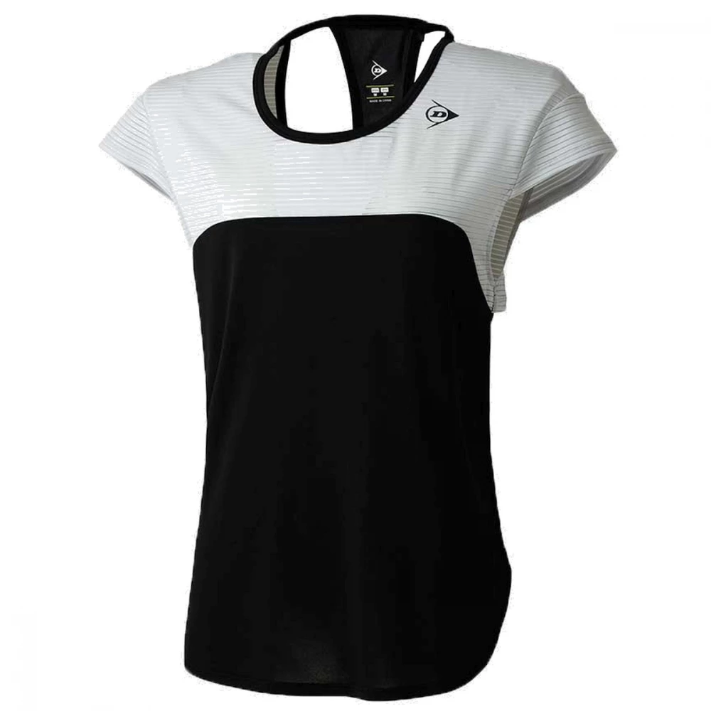 Dunlop Women’s Performance Game Shirt (Mesh Stripe Black)