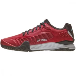 Yonex Men’s Power Cushion Eclipsion 4 Tennis Shoes (White/Red) -Tecnifibre Shop STE4WR yonex mens power cushion eclipsion 4 tennis shoes wine red left 1000 1000