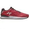 Yonex Men’s Power Cushion Eclipsion 4 Tennis Shoes (White/Red) -Tecnifibre Shop STE4WR yonex mens power cushion eclipsion 4 tennis shoes wine red right 1000 1000