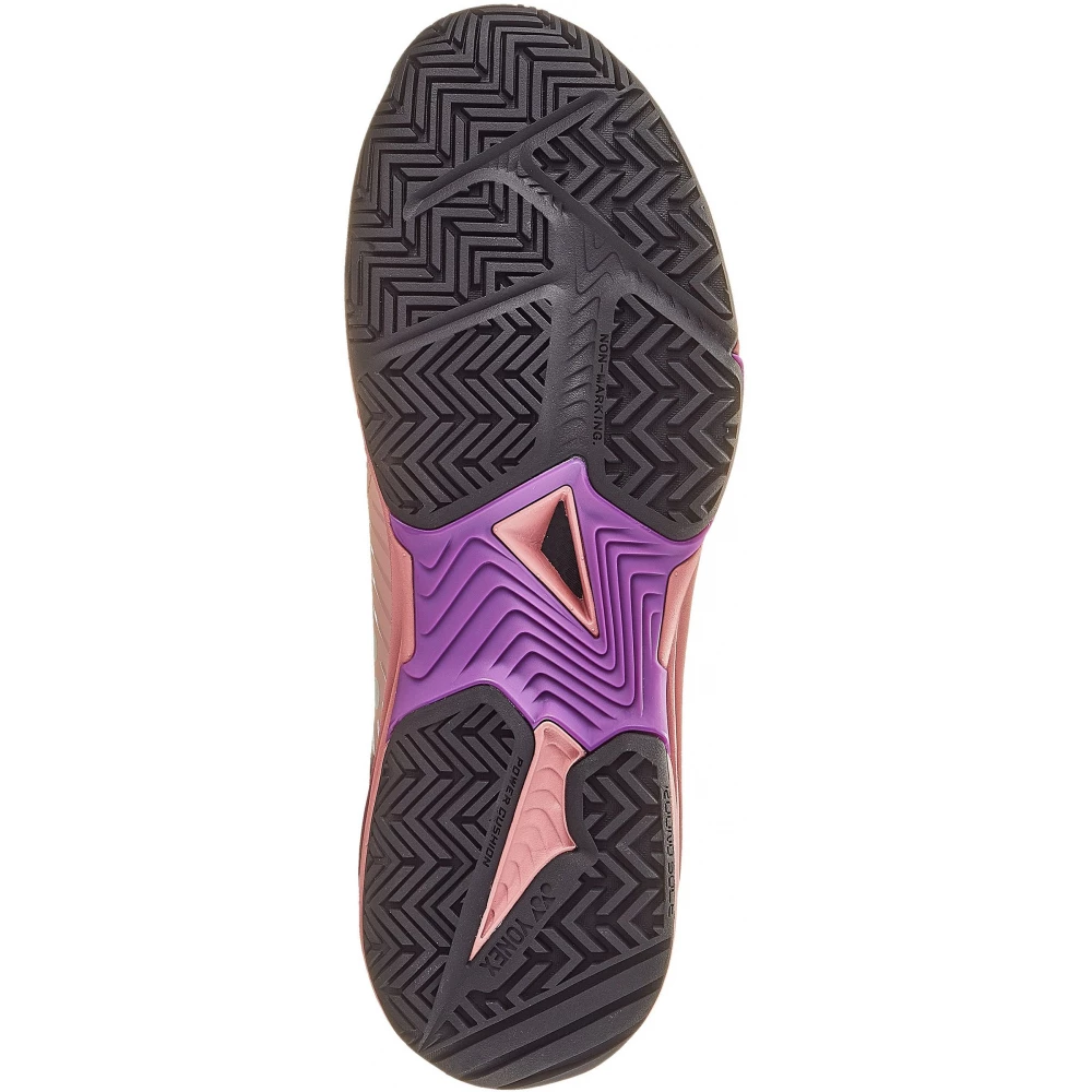 Yonex Women’s Power Cushion Sonicage 3 Tennis Shoes (Pink Beige) - Image 3