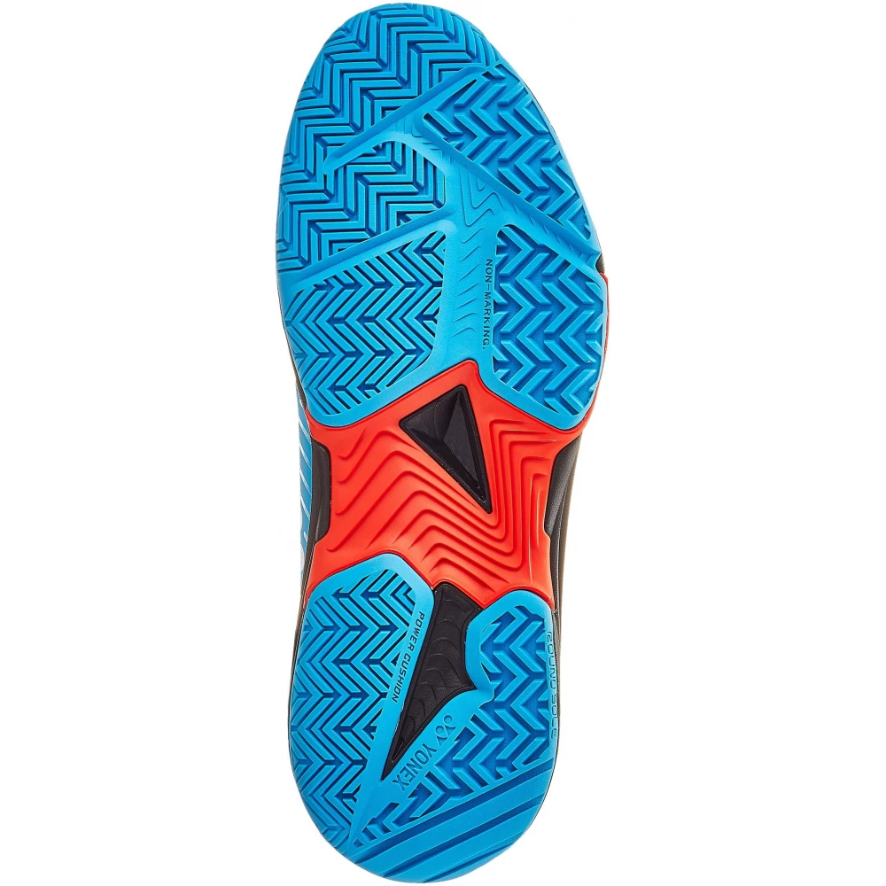 Yonex Unisex Power Cushion Sonicage 3 Wide Tennis Shoes (Blue/Black) - Image 3