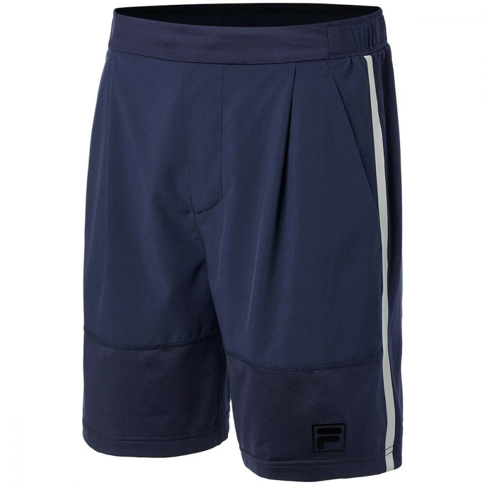 Fila Men’s Tie Breaker Tennis Shorts (Navy/Glacier Gray)
