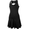 DUC Faith Women’s Ruched/Flounce Tennis Dress (Black) 2 DUC Faith Women’s Ruched/Flounce Tennis Dress (Black) -Tecnifibre Shop W2205 BK DUC Faith Womens Ruched Flounce Tennis Dress Black a 1000 1000