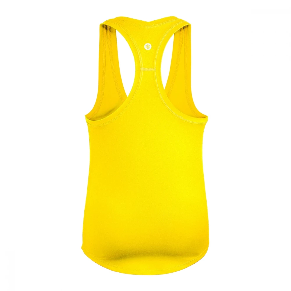 DUC Hailey Women’s Racer-Back Tennis Tank Top (Gold) 5 DUC Hailey Women’s Racer-Back Tennis Tank Top (Gold) - Image 3