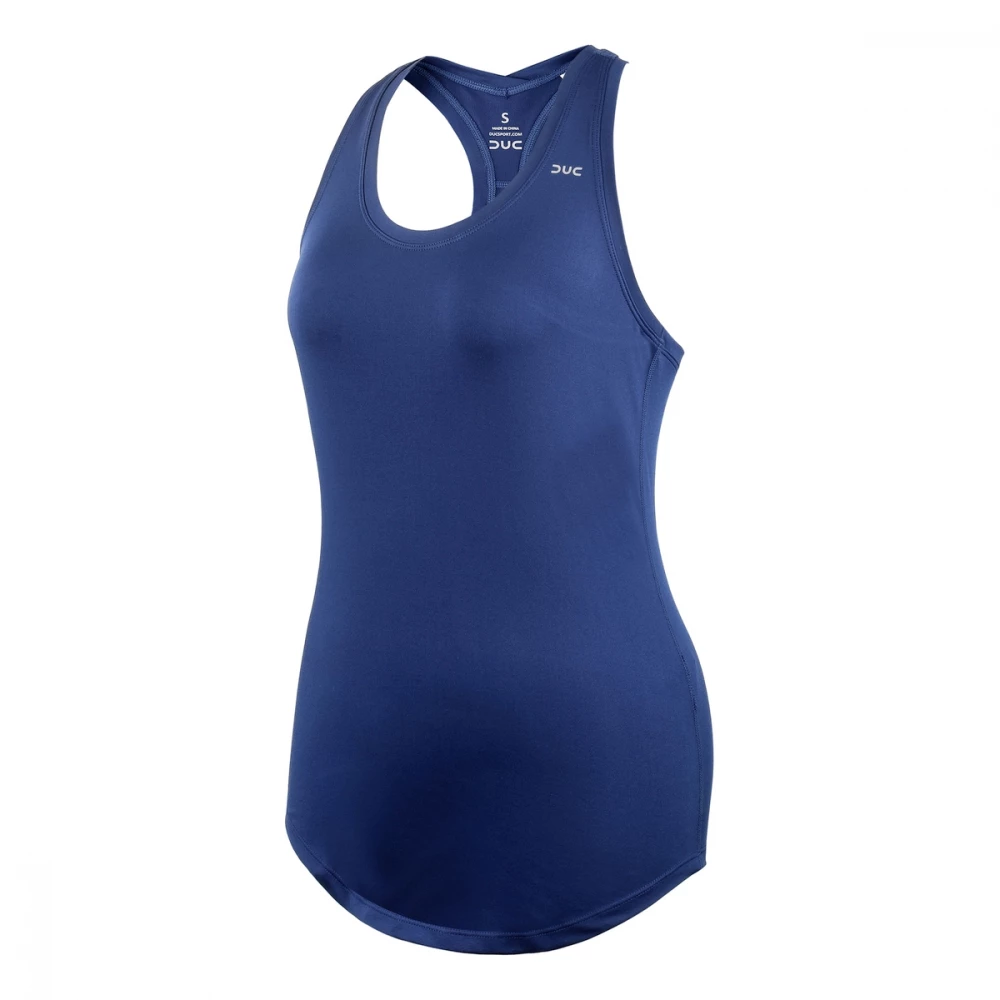 DUC Hailey Women’s Racer-Back Tennis Tank Top (Navy)