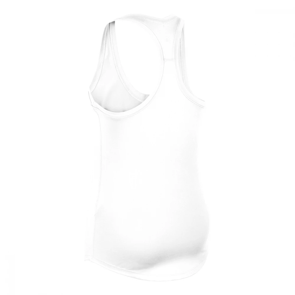 DUC Hailey Women’s Racer-Back Tennis Tank Top (White) - Image 2
