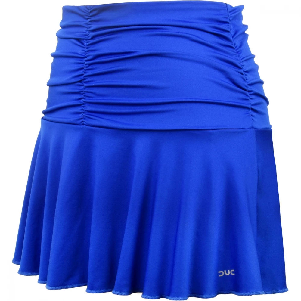 DUC Kourtney Women’s Ruched / Flounce Tennis Skort (Royal Blue)