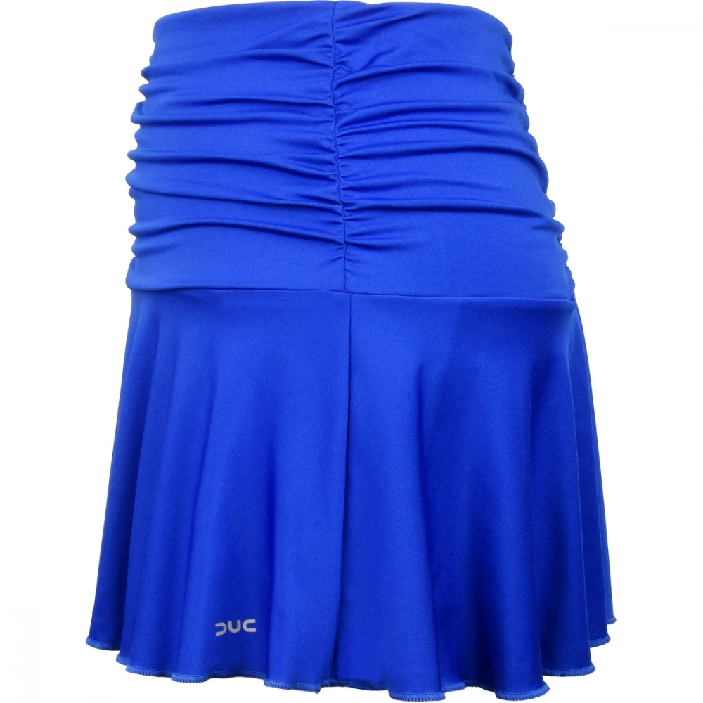 DUC Kourtney Women’s Ruched / Flounce Tennis Skort (Royal Blue) - Image 2