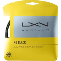 Luxilon 4G 125 Limited Edition Tennis String Black (Set)