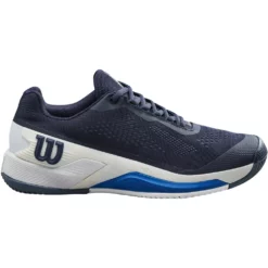 Wilson Men’s Rush Pro 4.0 Tennis Shoes (Navy Blazer/White/Lapis Blue)