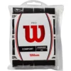 Wilson Pro Overgrip 12 Pack (Black) -Tecnifibre Shop WRZ4016BK Wilson Pro Overgrip 12 Pk black 1000 1000