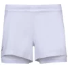 Babolat Girl’s Exercise Tennis Shorts (White/White)