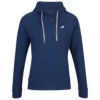 Babolat Women’s Exercise Hooded Tennis Training Jacket (Estate Blue/Heather) -Tecnifibre Shop babolat exercise hooded tennis training jacket estate blue heather 1000 1000