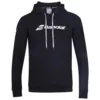 Babolat Boy’s Exercise Hooded Tennis Training Sweatshirt (Black/Black) -Tecnifibre Shop babolat exercise hooded tennis training sweatshirt black black 1 1000 1000